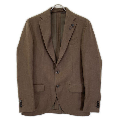 LARDINI ラルディーニ JY6107AQ ブラウン ウールカシミヤ ADVANCE/アドヴァンス 3B段返り シングルスーツ セットアップ スーツ セットアップ