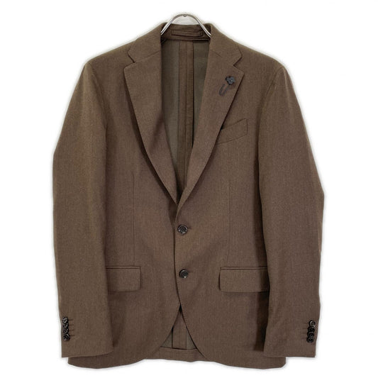 LARDINI ラルディーニ JY6107AQ ブラウン ウールカシミヤ ADVANCE/アドヴァンス 3B段返り シングルスーツ セットアップ スーツ セットアップ