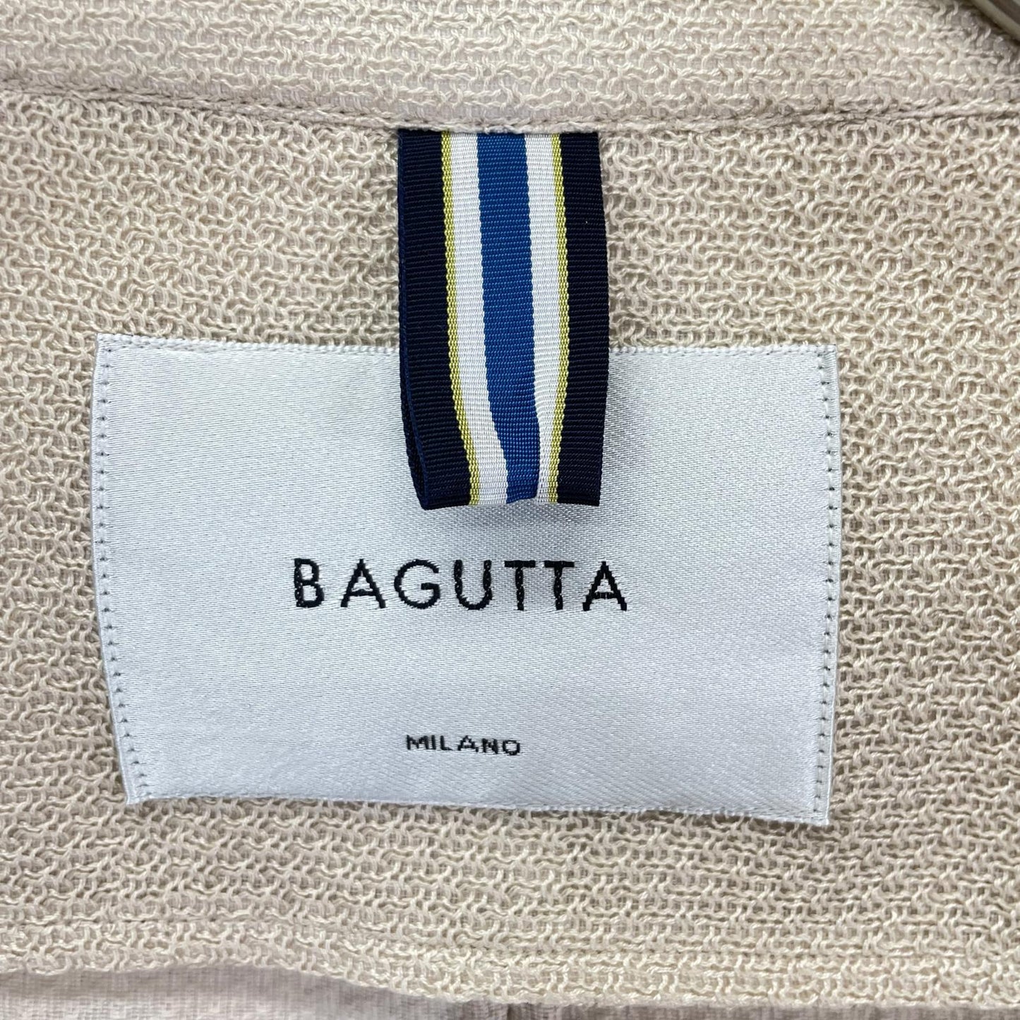 Bagutta バグッタ 11209 ライトベージュ コットン MGIAN GL 6B ダブルブレストジャケット ジャケット