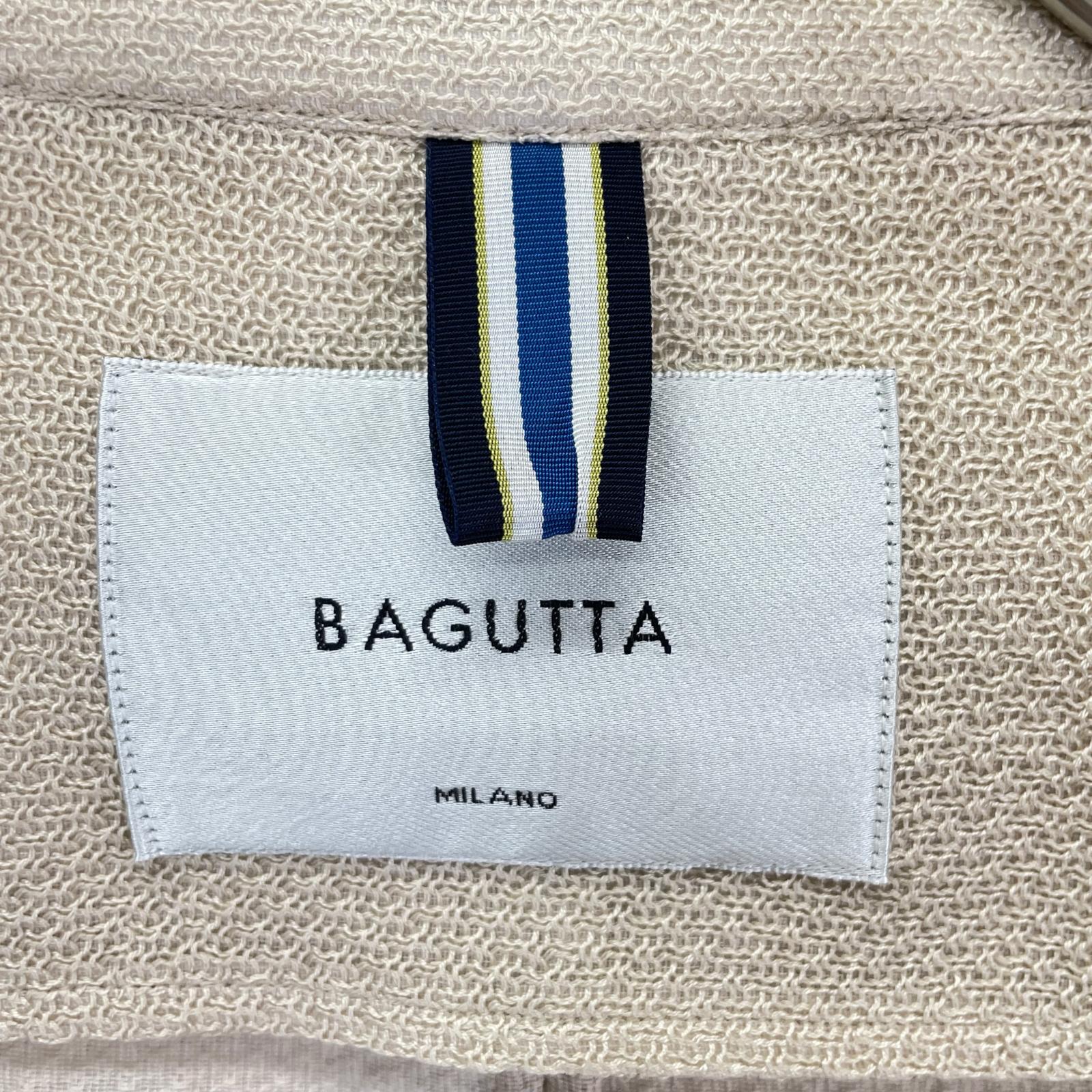 Bagutta バグッタ 11209 ライトベージュ コットン MGIAN GL 6B ダブルブレストジャケット ジャケット