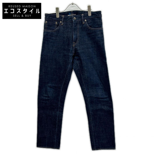 JAPAN BLUE JEANS ジャパンブルージーンズ J366 インディゴ CIRCLE コットン カーフレザーパッチ ジップフライ デニムパンツ ボトムス
