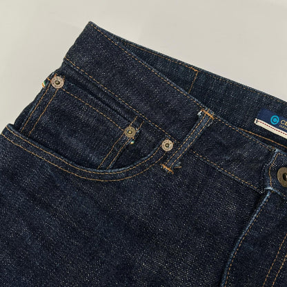 JAPAN BLUE JEANS ジャパンブルージーンズ J366 インディゴ CIRCLE コットン カーフレザーパッチ ジップフライ デニムパンツ ボトムス