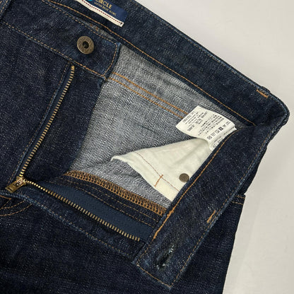 JAPAN BLUE JEANS ジャパンブルージーンズ J366 インディゴ CIRCLE コットン カーフレザーパッチ ジップフライ デニムパンツ ボトムス