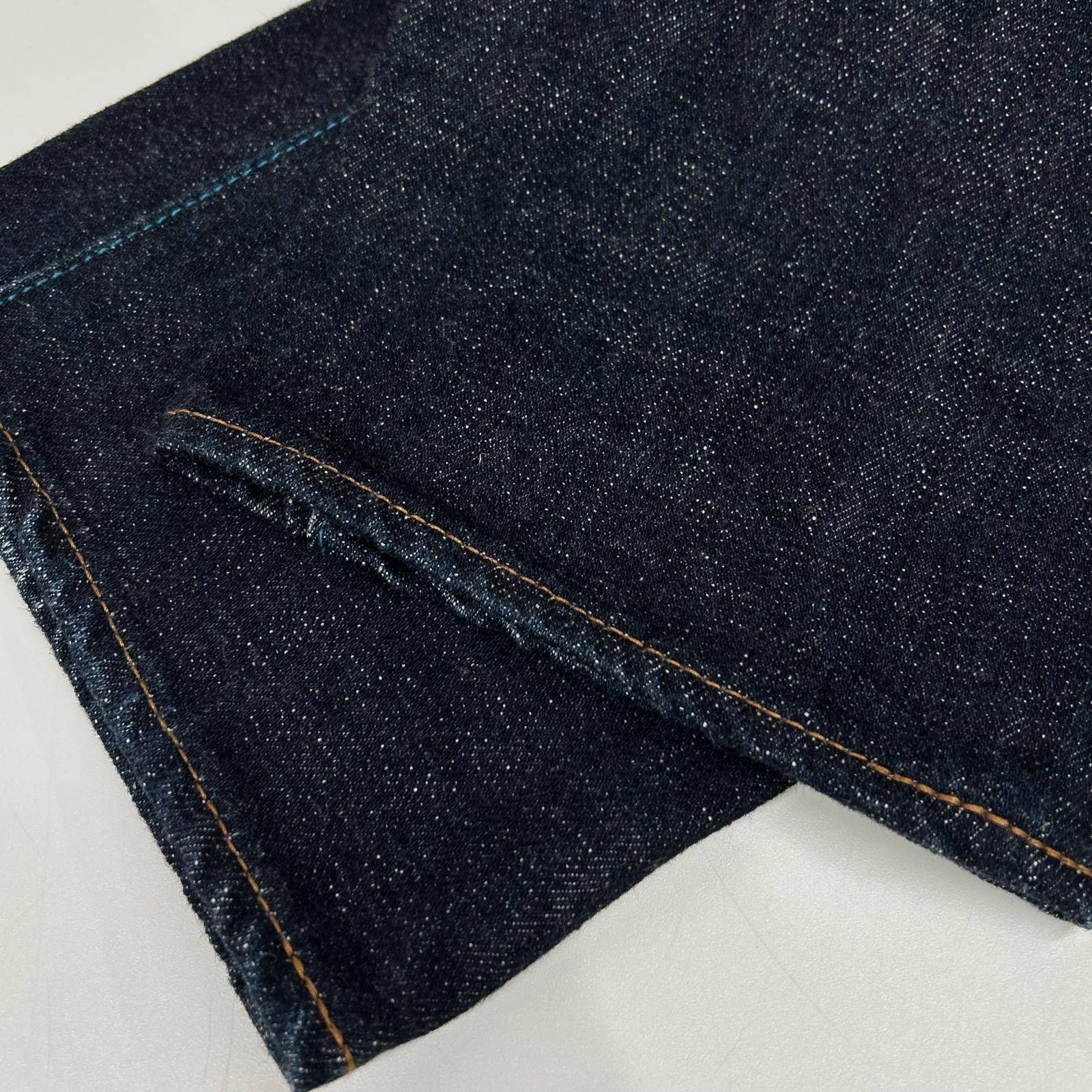 JAPAN BLUE JEANS ジャパンブルージーンズ J366 インディゴ CIRCLE コットン カーフレザーパッチ ジップフライ デニムパンツ ボトムス