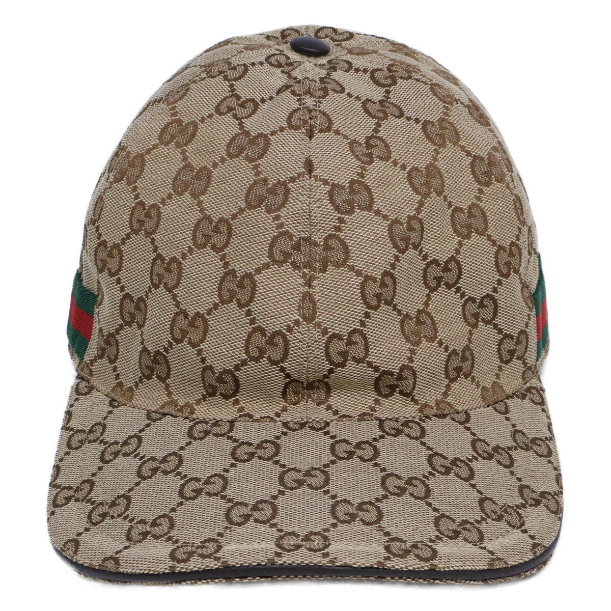 GUCCI グッチ 【美品】200035 GGキャンバス シェリーライン キャップ 帽子