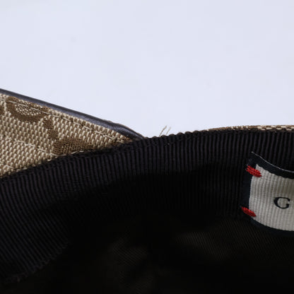 GUCCI グッチ 【美品】200035 GGキャンバス シェリーライン キャップ 帽子