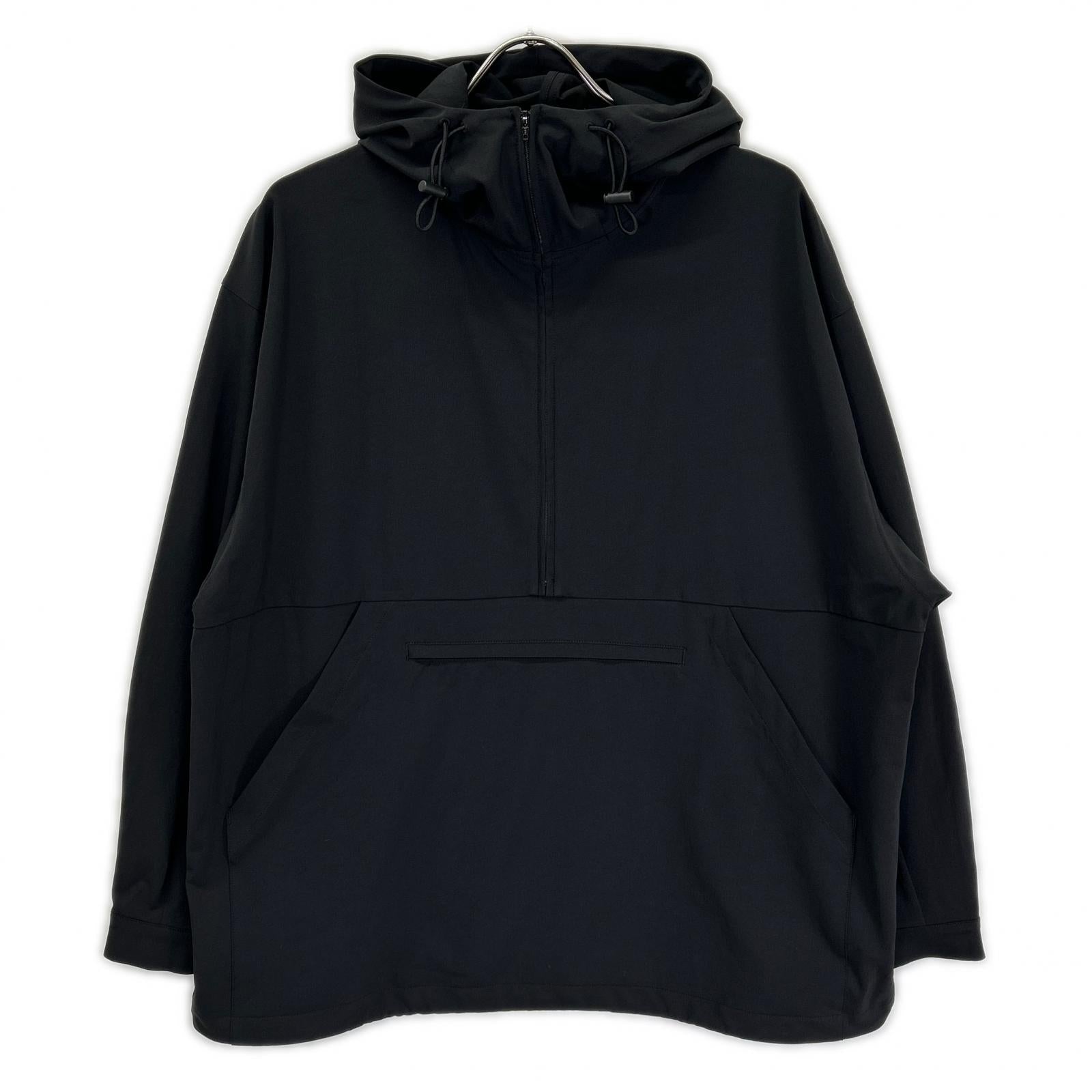 CLANE クラネ 24SS ブラック PACKABLE RASH GUARD HALF ZIP マウンテンパーカ トップス