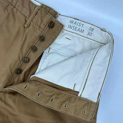 RRL ダブルアールエル ベージュ ボタンフライ オフィサーズチノパンツ ボトムス