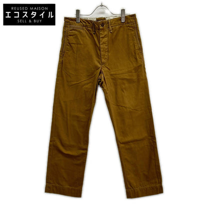 RRL ダブルアールエル ベージュ ボタンフライ オフィサーズチノパンツ ボトムス