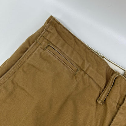 RRL ダブルアールエル ベージュ ボタンフライ オフィサーズチノパンツ ボトムス