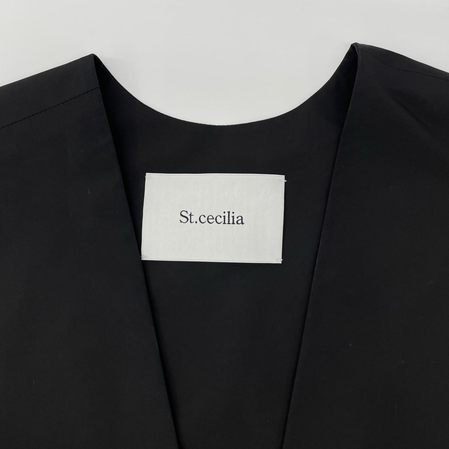 ST.cecilia セントセシリア ブラック バルーンジレ ベスト