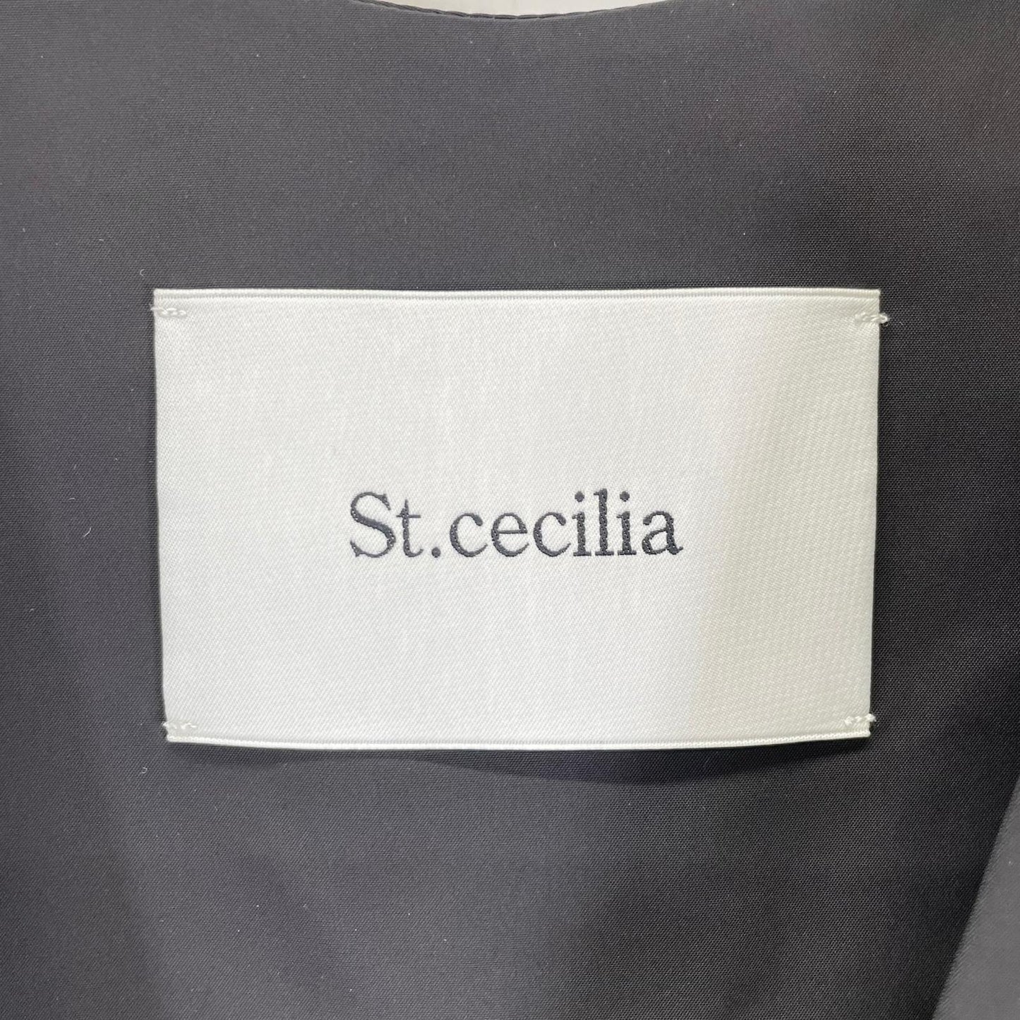 ST.cecilia セントセシリア ブラック バルーンジレ ベスト
