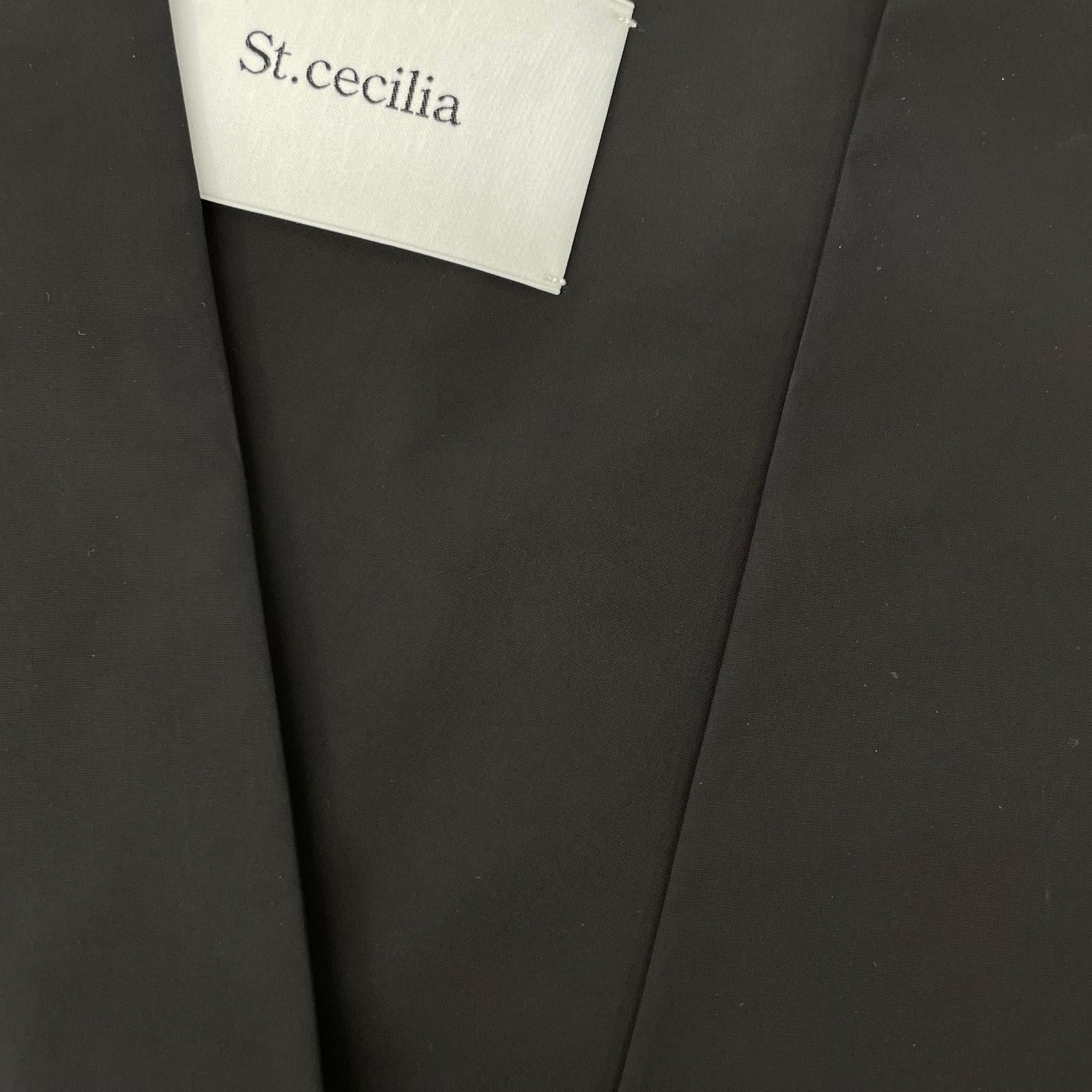 ST.cecilia セントセシリア ブラック バルーンジレ ベスト