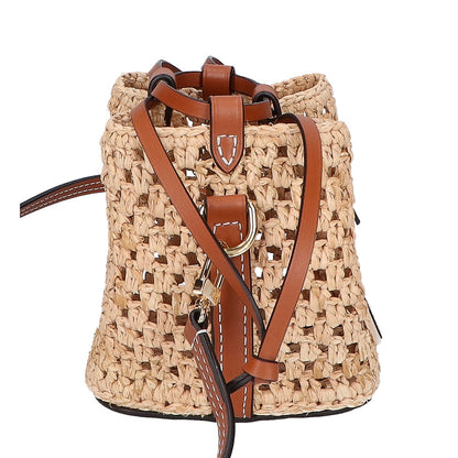 LOUIS VUITTON ルイヴィトン 新品同様 M83521 ラフィア ノエ・パース 2WAYドローストリング ショルダーバッグ