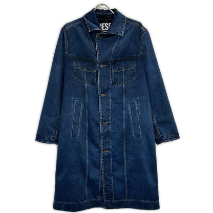 DIESEL ディーゼル A06066 22SS ブルー G-KOEN デニム転写コート コート