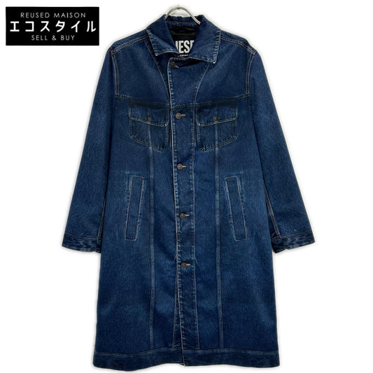 DIESEL ディーゼル A06066 22SS ブルー G-KOEN デニム転写コート コート