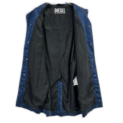 DIESEL ディーゼル A06066 22SS ブルー G-KOEN デニム転写コート コート