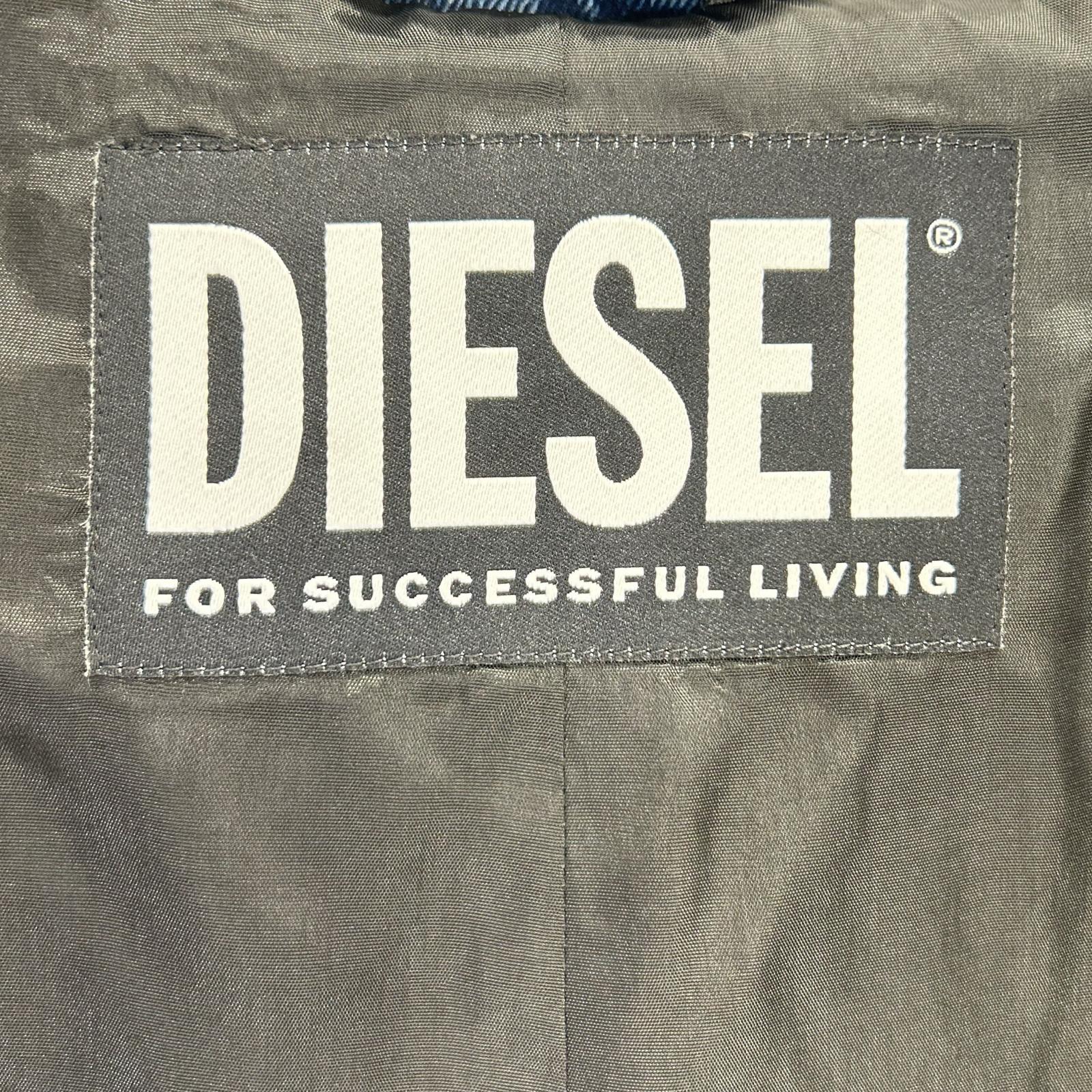 DIESEL ディーゼル A06066 22SS ブルー G-KOEN デニム転写コート コート