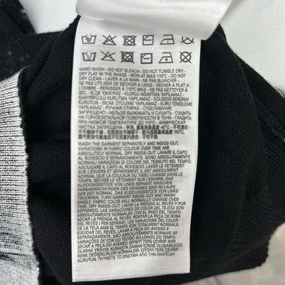 DIESEL ディーゼル A11187 24SS ブラック K-LARENCE-B ブリーチ加工クルーネックニット トップス