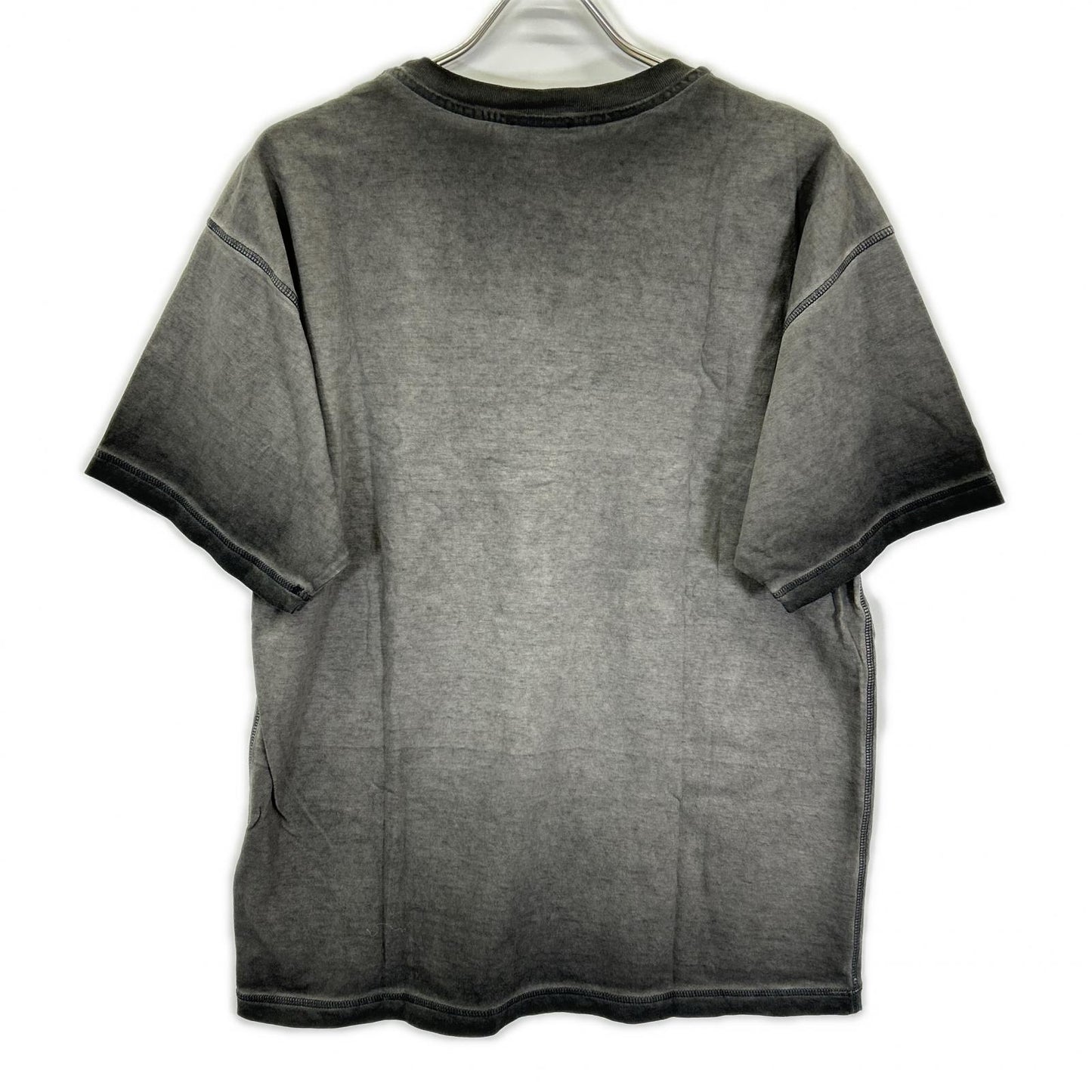 DIESEL ディーゼル グレー T-BUXT-N4 ハートプリントTシャツ トップス