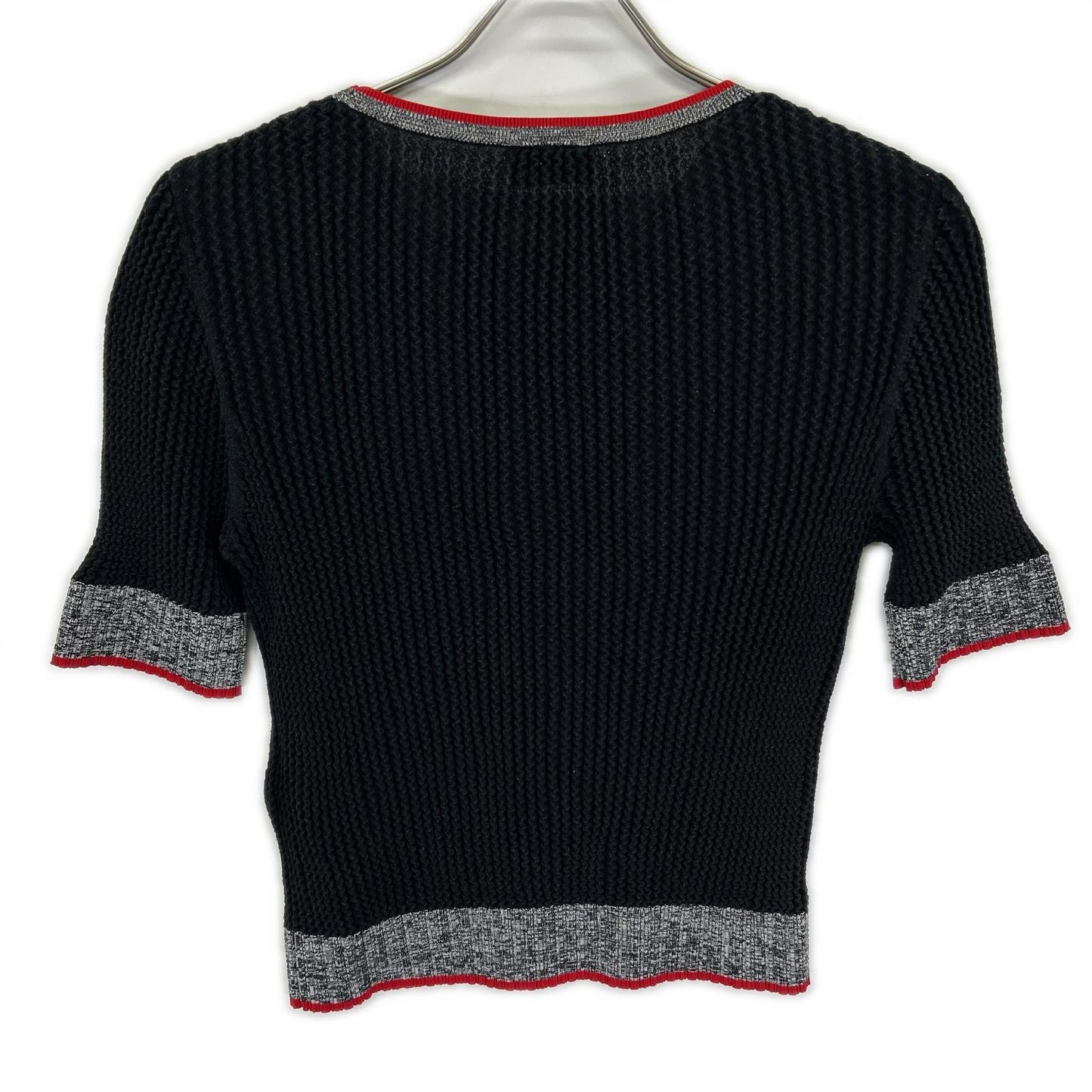 DIESEL ディーゼル ブラック M-ARIANNE SS ストレッチショートスリーブトップス トップス