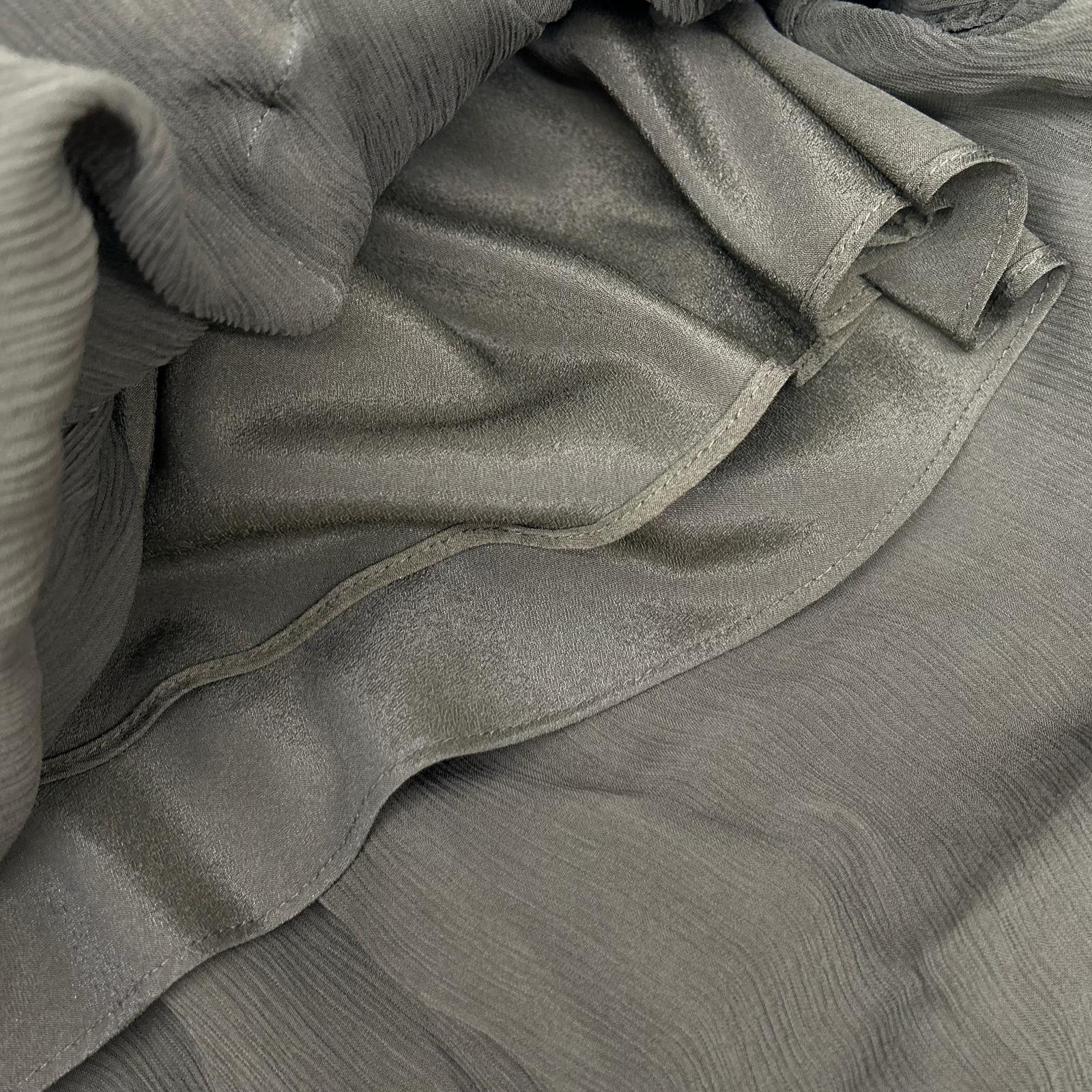 Polo by Ralph Lauren Polo by Ralph Lauren Khaki Sheer Asymmetrical Long Skirt Skirt