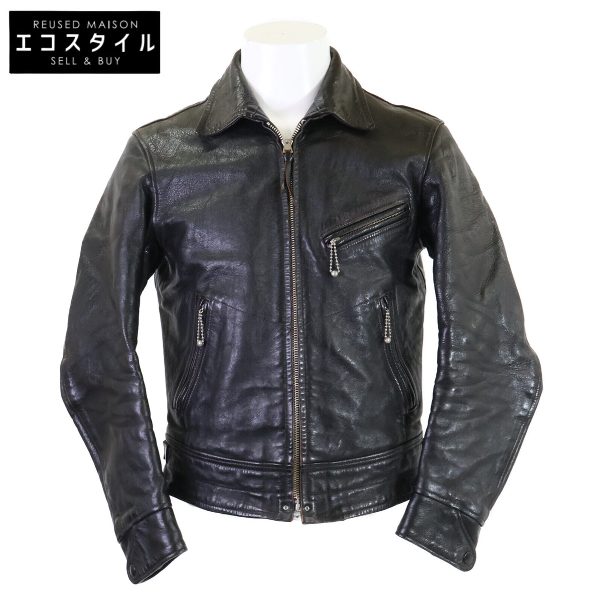 BOOTLEGGERS ブートレガーズ MULHOLLAND マルホランド 茶芯 ホースハイド シングルモーターサイクルジャケット ジャケット