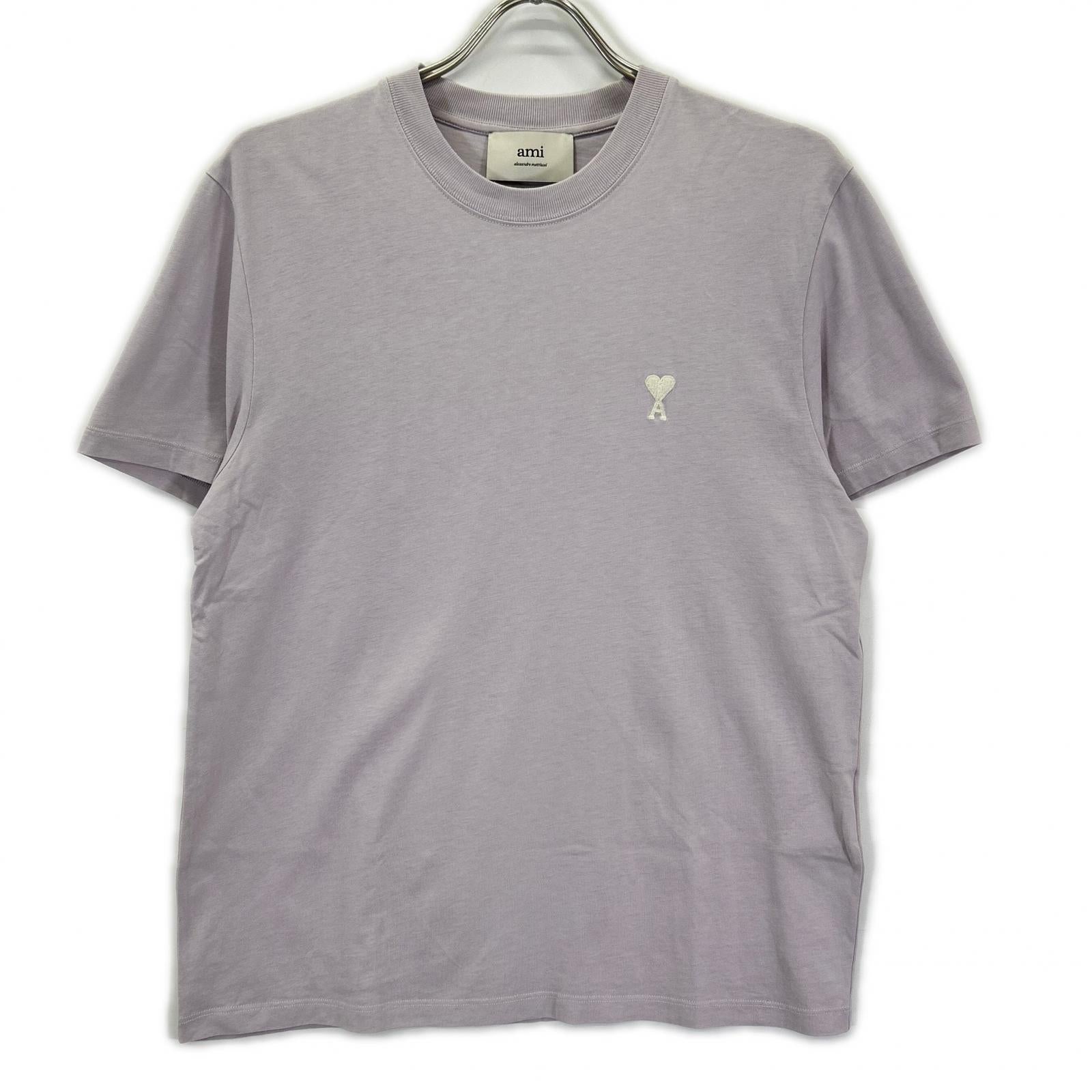 AMI PARIS アミパリス HTS060.724 ライトパープル Ami de Coeur Tシャツ トップス