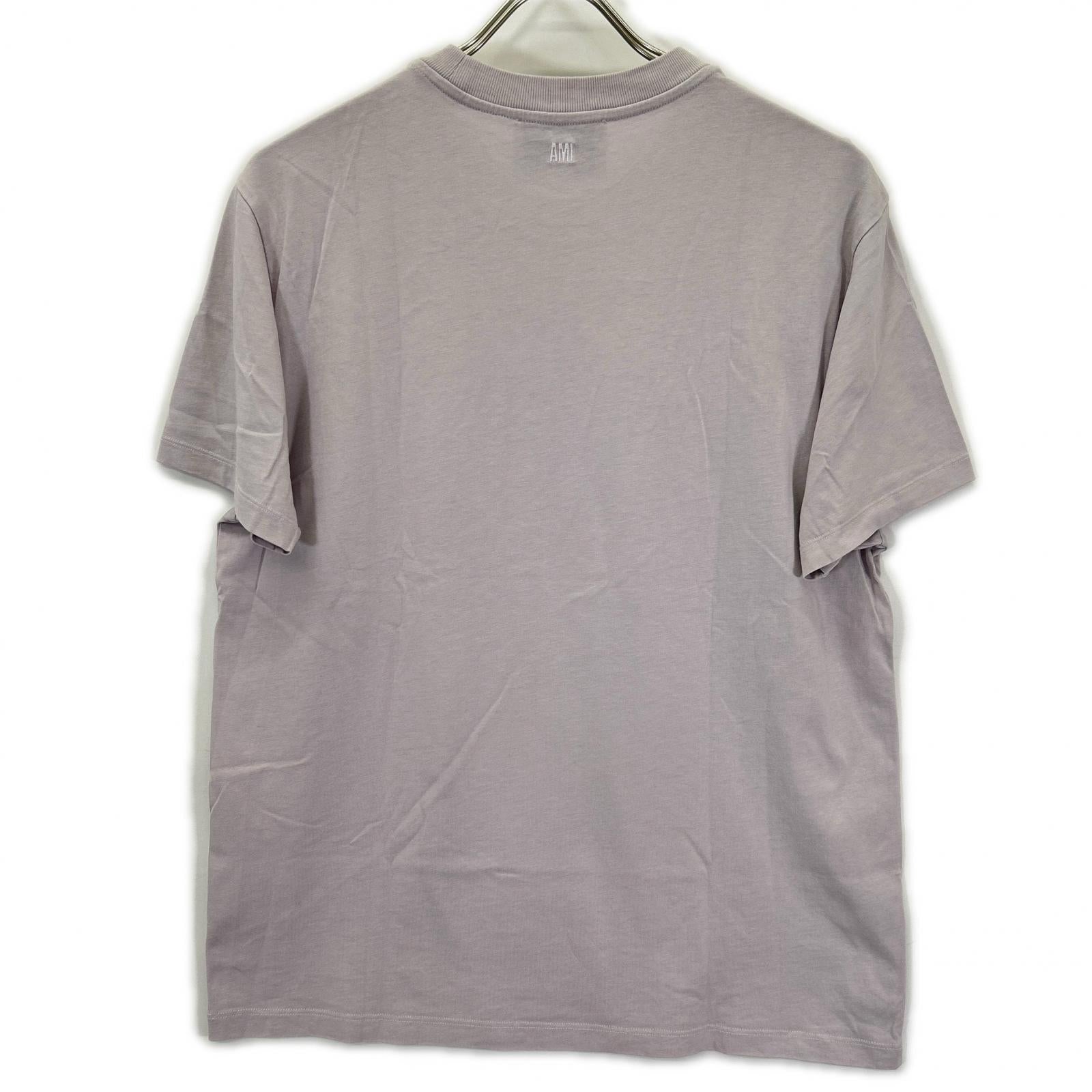 AMI PARIS アミパリス HTS060.724 ライトパープル Ami de Coeur Tシャツ トップス