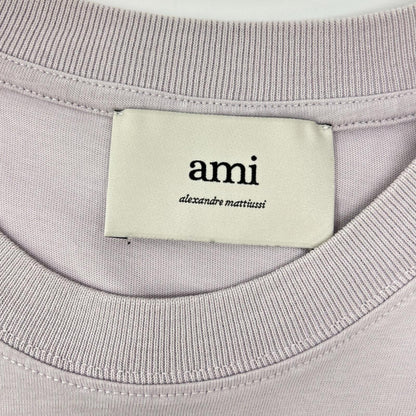 AMI PARIS アミパリス HTS060.724 ライトパープル Ami de Coeur Tシャツ トップス