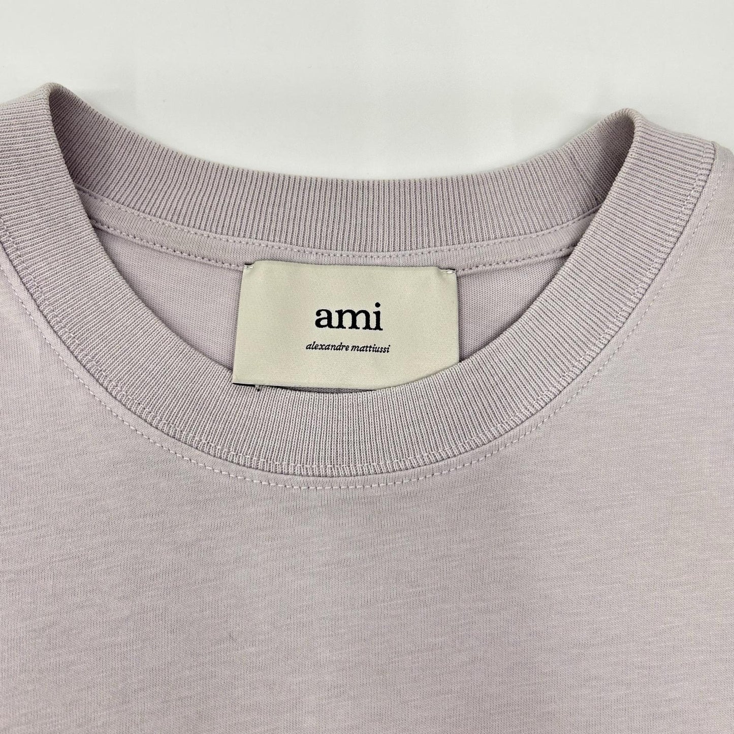 AMI PARIS アミパリス HTS060.724 ライトパープル Ami de Coeur Tシャツ トップス
