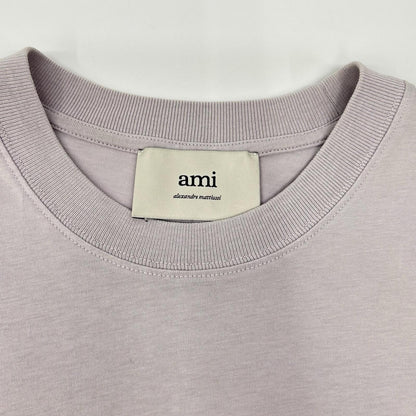 AMI PARIS アミパリス HTS060.724 ライトパープル Ami de Coeur Tシャツ トップス