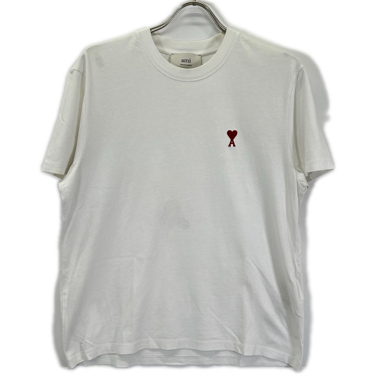 AMI PARIS アミパリス BFUTS035.724 ホワイト Ami de Coeur Tシャツ トップス