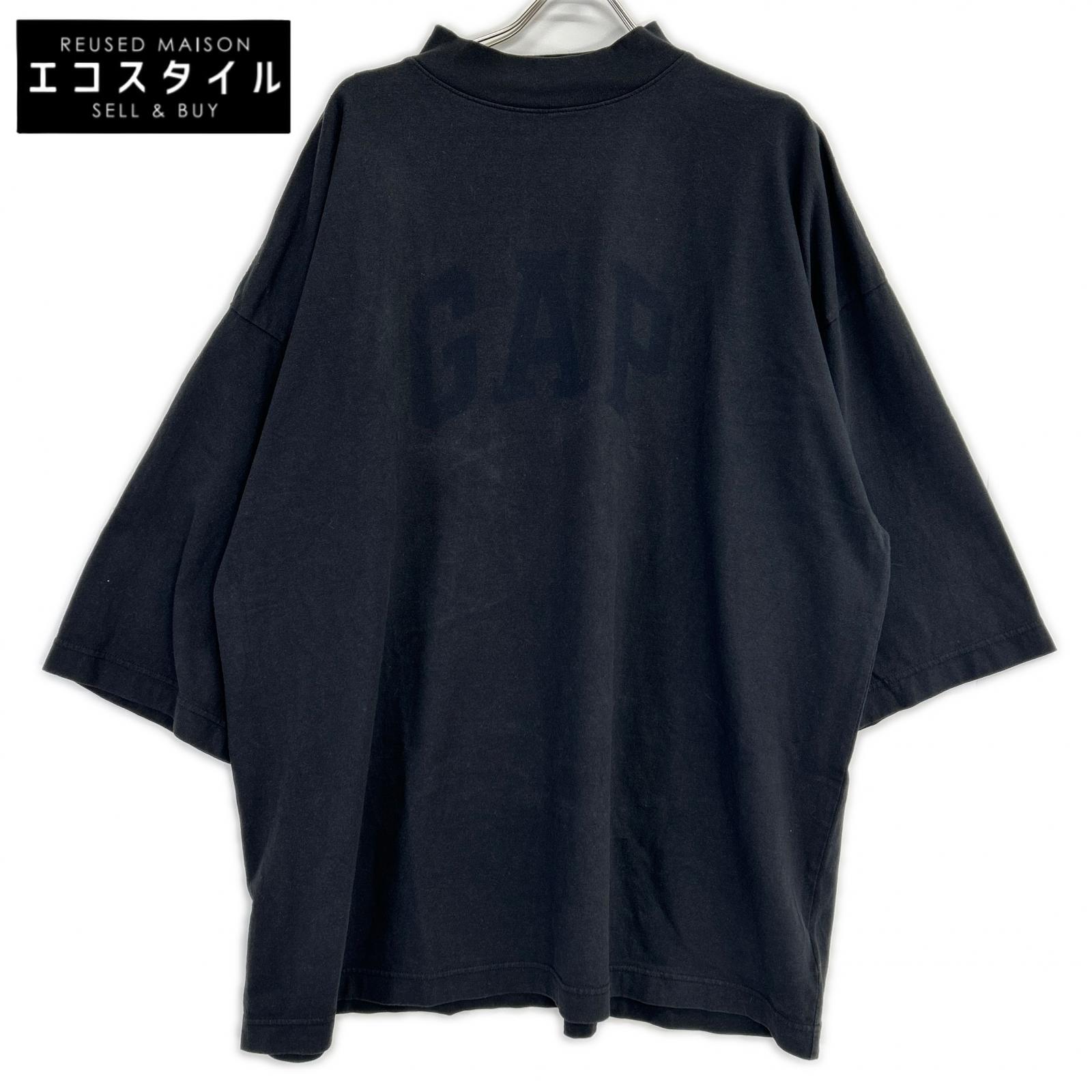 YEEZY イージー 【×GAP】719615 ブラック ENGINEERED BY BALENCIAGA DOVE Tシャツ トップス