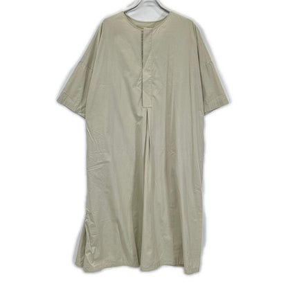 GALERIE VIE Galerie Vie gray cotton crew-neck dress dress