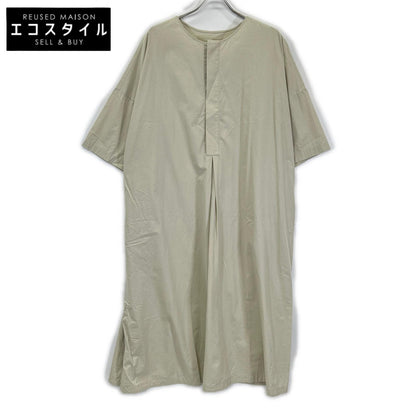 GALERIE VIE Galerie Vie gray cotton crew-neck dress dress