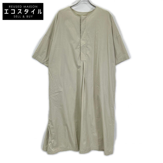 GALERIE VIE Galerie Vie gray cotton crew-neck dress dress