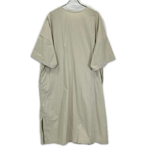 GALERIE VIE Galerie Vie gray cotton crew-neck dress dress
