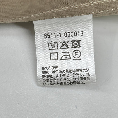 conte コンテ 8511-1-000013 ベージュ コットンシアー サファリシャツ トップス