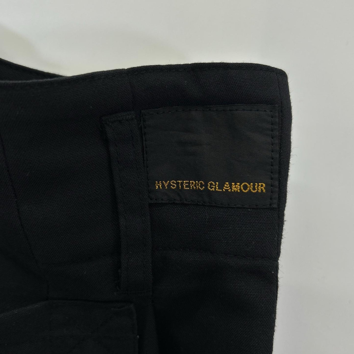 HYSTERIC GLAMOUR ヒステリックグラマー ブラック PSYCHEDELIC CONCHO ワイドパンツ ボトムス