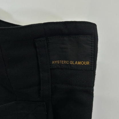 HYSTERIC GLAMOUR ヒステリックグラマー ブラック PSYCHEDELIC CONCHO ワイドパンツ ボトムス