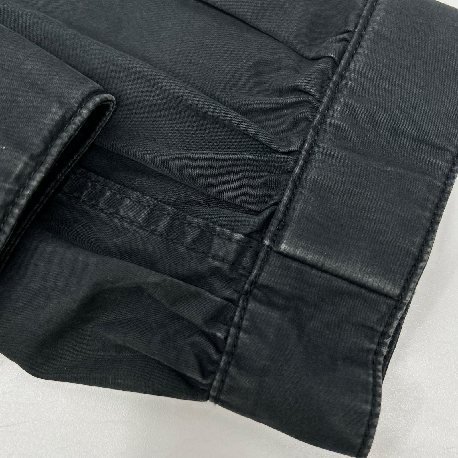 HYSTERIC GLAMOUR ヒステリックグラマー ブラック コットン100 ロゴパッチ モッズコート コート