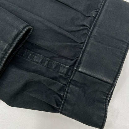 HYSTERIC GLAMOUR ヒステリックグラマー ブラック コットン100 ロゴパッチ モッズコート コート