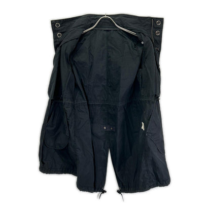 HYSTERIC GLAMOUR ヒステリックグラマー ブラック コットン100 ロゴパッチ モッズコート コート