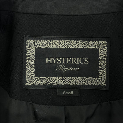 HYSTERIC GLAMOUR ヒステリックグラマー ブラック ウール100 ピークドラペル テーラードジャケット・パンツ セットアップ トップス