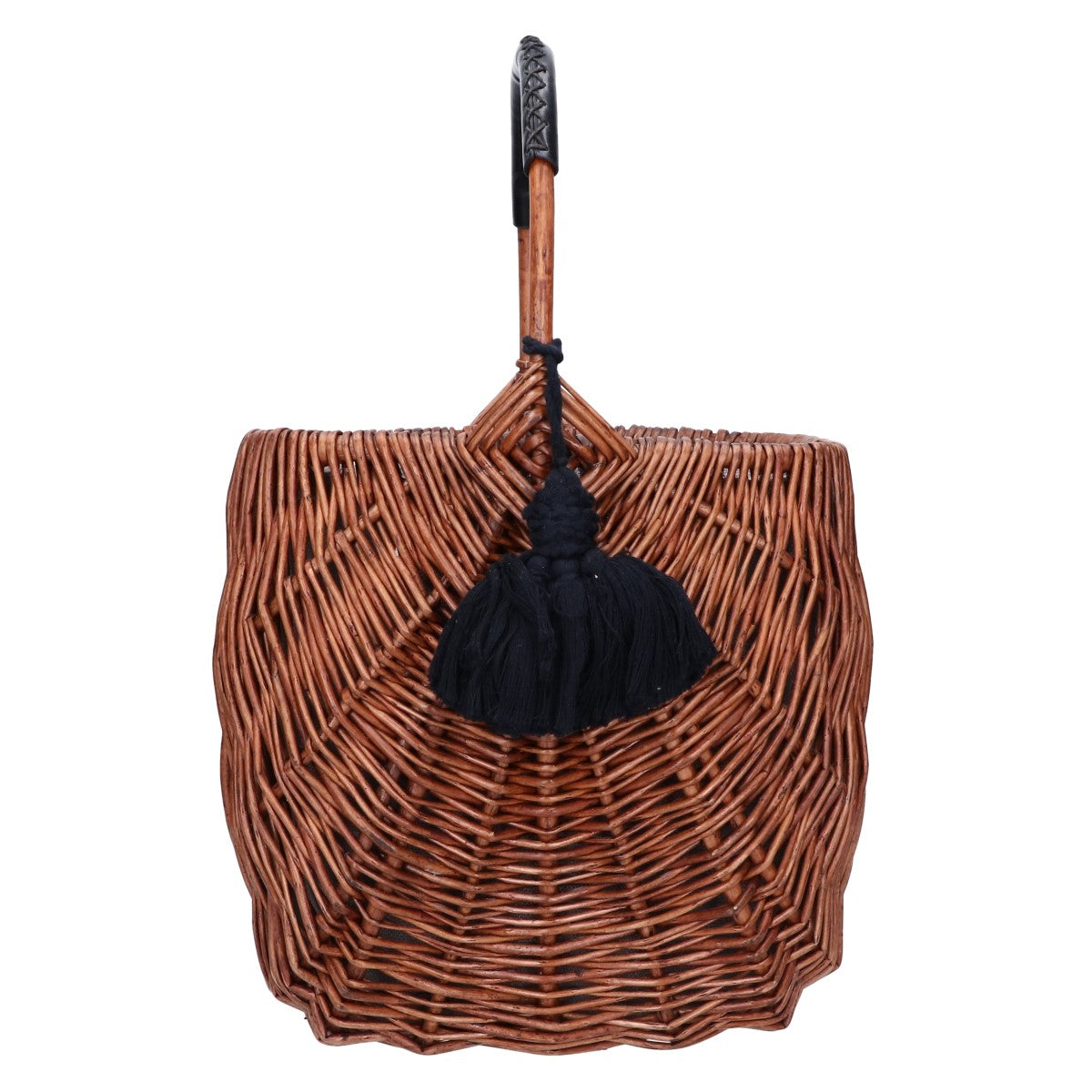 Pale Jute ペールジュート 【美品】weekend basket Large 天然草木 レザーハンドル かごバッグ/ ハンドバッグ