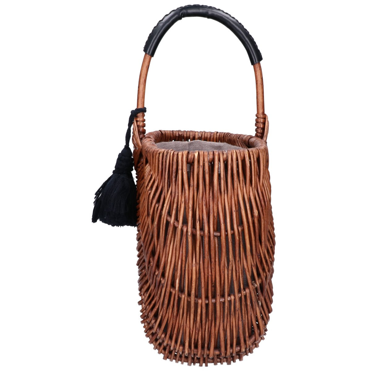 Pale Jute ペールジュート 【美品】weekend basket Large 天然草木 レザーハンドル かごバッグ/ ハンドバッグ