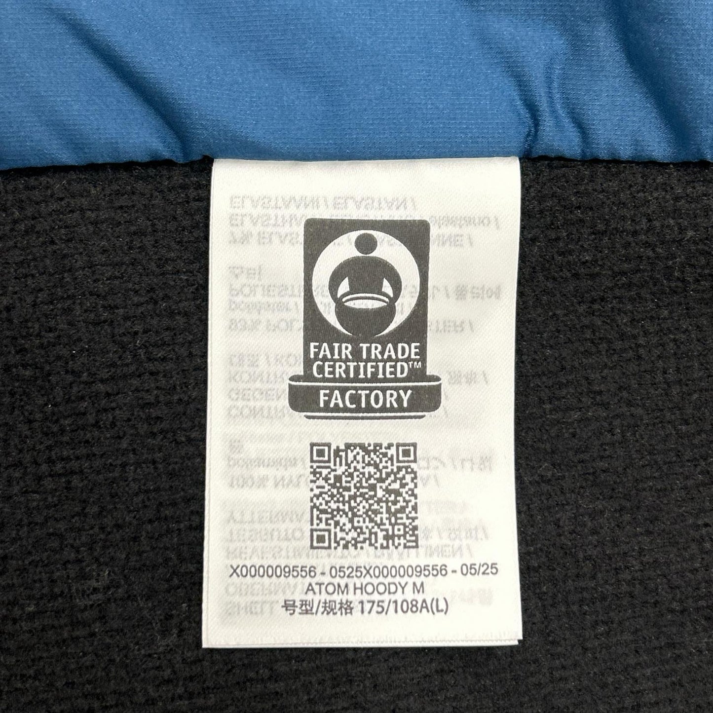 ARC'TERYX アークテリクス 25FW X000009556 Lodestar ブラック×ブルー ATOM GOODY/アトムフーディ ジャケット
