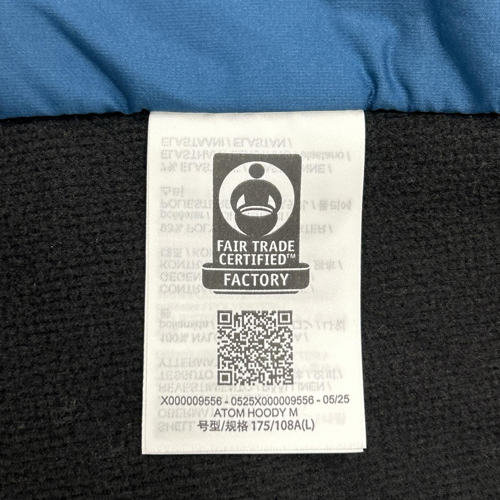 ARC'TERYX アークテリクス 25FW X000009556 Lodestar ブラック×ブルー ATOM GOODY/アトムフーディ ジャケット