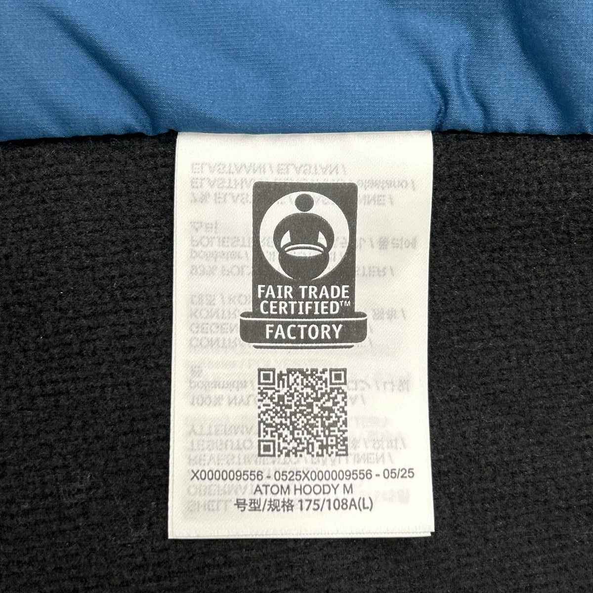 ARC'TERYX アークテリクス 25FW X000009556 Lodestar ブラック×ブルー ATOM GOODY/アトムフーディ ジャケット